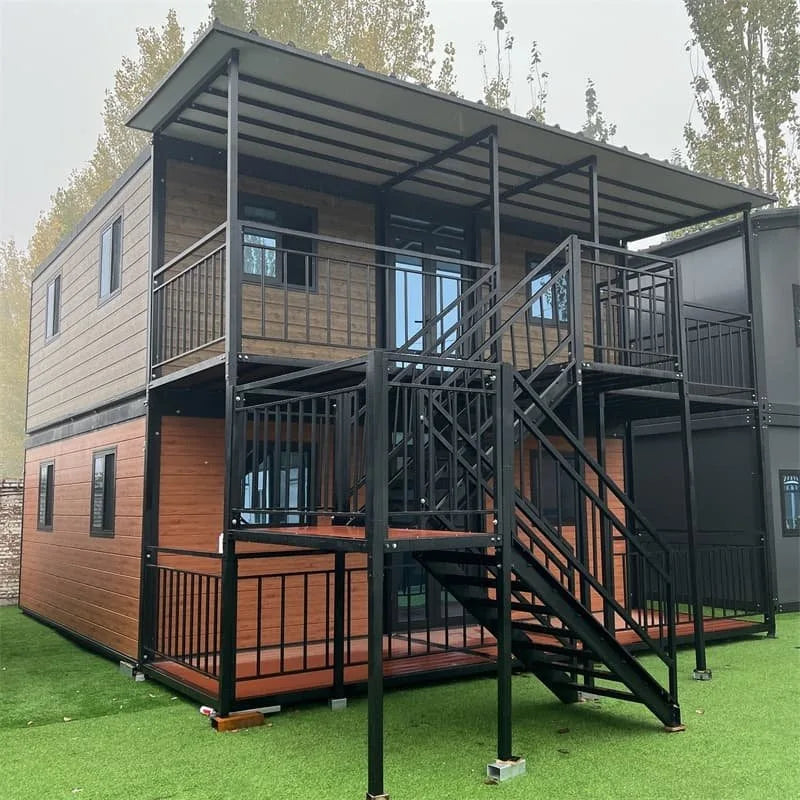 Flat Pack Folding Container House 20ft Prefab Modular Tiny Home Portable Mobile Office Living Expandable Quick Build