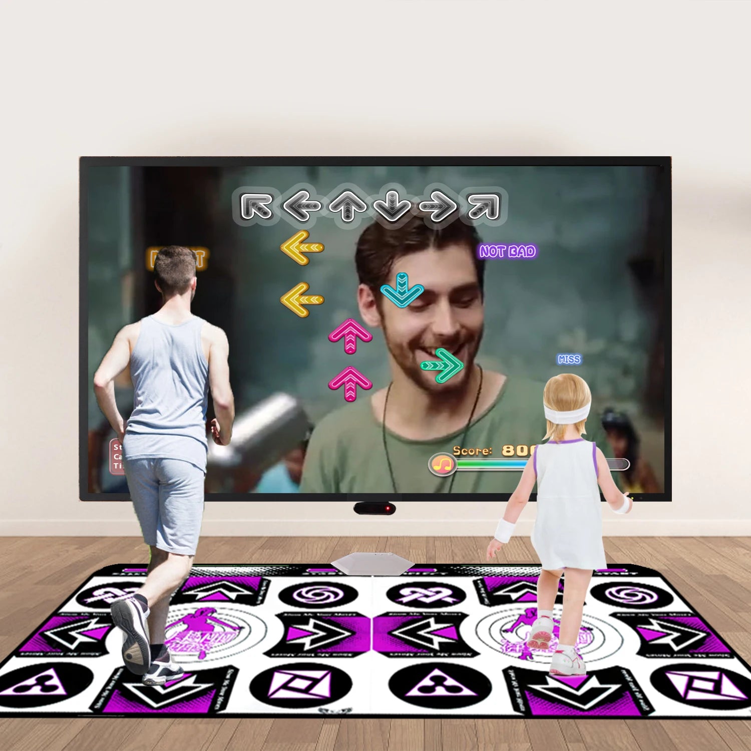 Dance Mat for Adult Kids HDMI Musical Blanket Pad Double Exercise Carpet Antislip Dance Floor Mat Family Games Dance