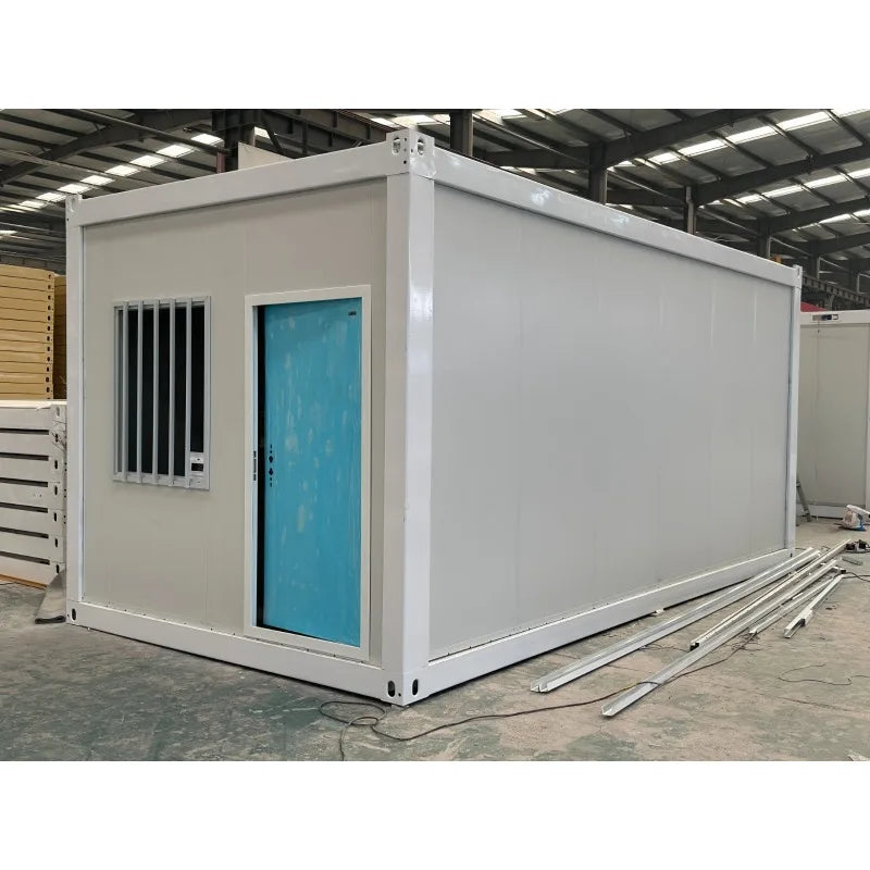 High Quality Z-Shaped Foldable Container House 20ft Prefab Steel Home Glass Wall Easy Install Factory Sale for Office Living