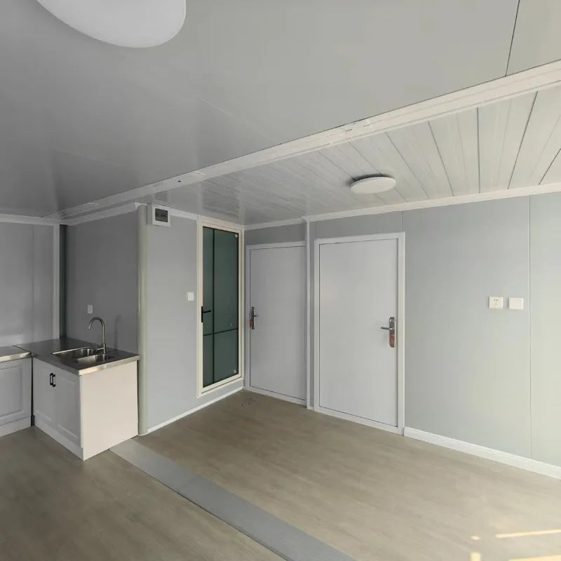 Customized 20ft 40ft Double Wing Folding Container Home 1 2 3 Bedrooms Expandable Prefab Modular House Portable Garden Home