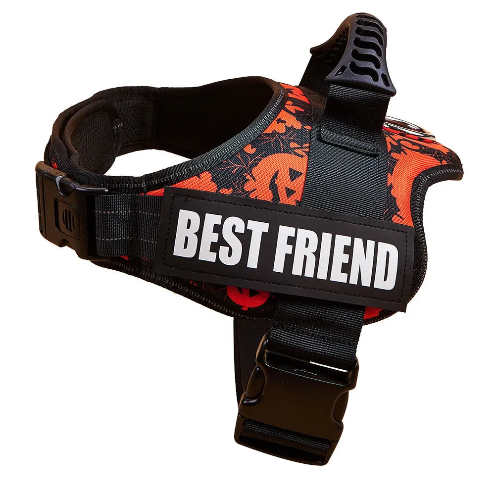 Pet Customizable Harness Vest for Small Medium Large Dog Classic Luxury Walking Dog Harness Adjustable No Pull Safe Pet Supplies