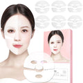 6PCS Skinqueen Bio Collagen Face Mask, Bio-Collagen Deep Mask, Korean Deep Hydrating Hydrating Firming Mask,Pure Collagen Hydrating Overnight Mask, Pore Minimizing, Elasticity Improvement