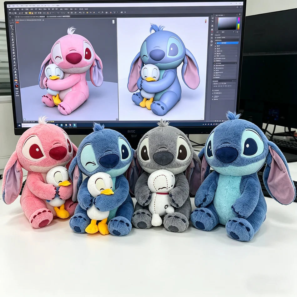30-35CM Kawaii Anime Duck Dolls Cute Cartoon Sofa Pillow Toy Fashion Bedroom Decoration Children's Birthday Gift Christmas Gift