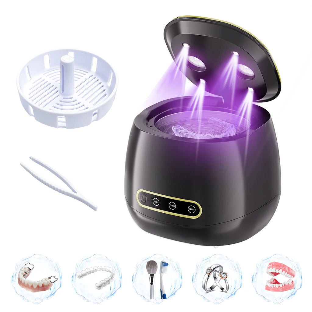 48Khz USB Ultrasonic Cleaner – for Dentures, Jewelry & More