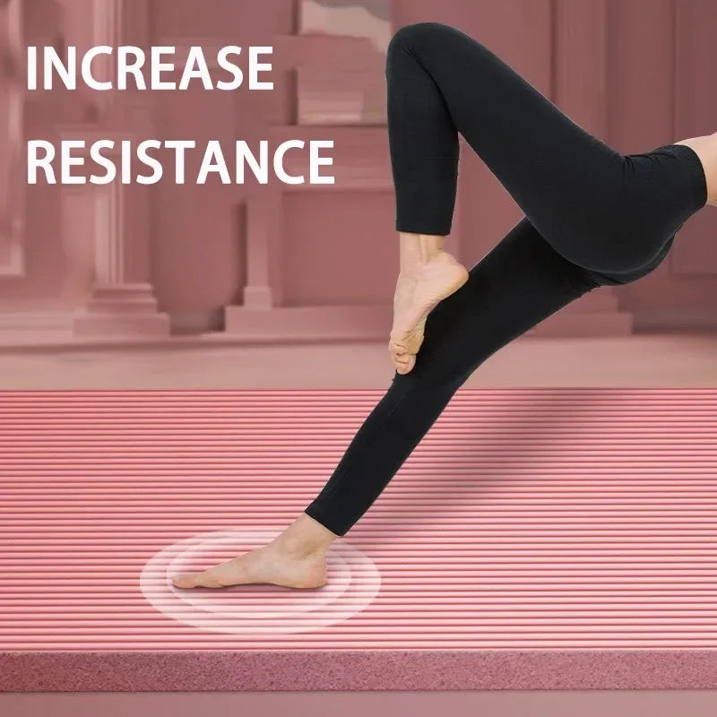 15Mm Thick Yoga Mat anti Slip Environmental Sports Fitness Mat NBR Comfortable Foam Yoga Mat for Family Exercise Yoga Pilates