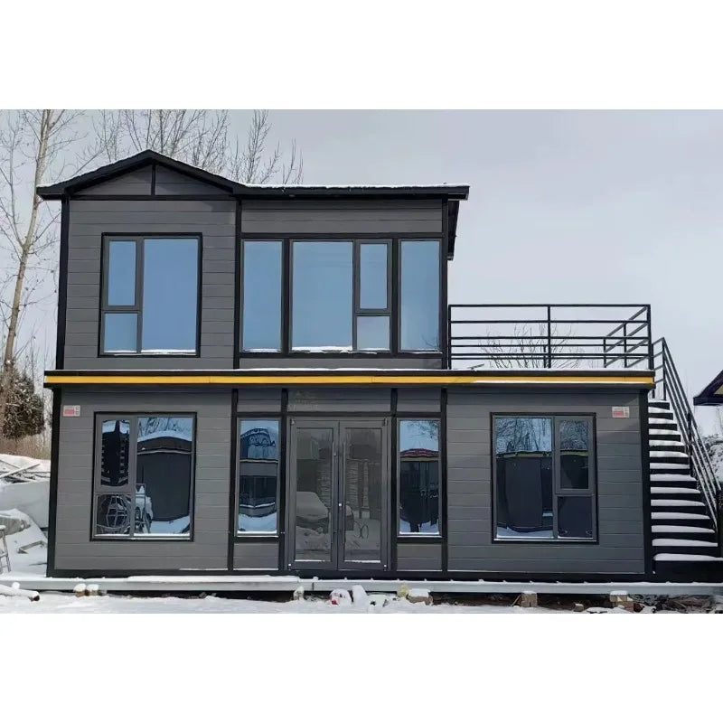 Flat Pack Folding Container House 20ft Prefab Modular Tiny Home Portable Mobile Office Living Expandable Quick Build