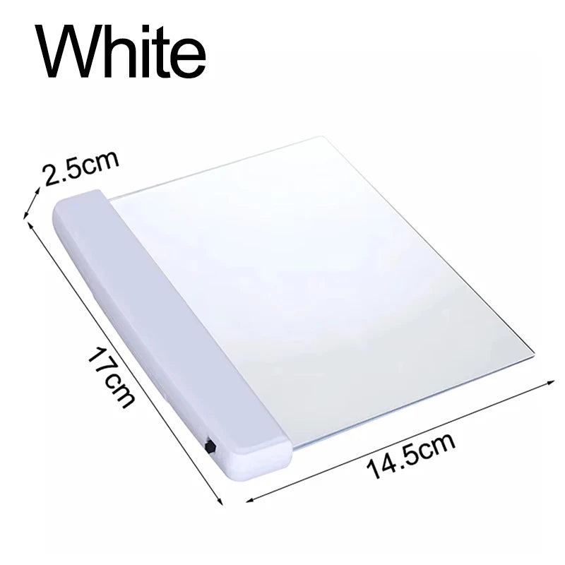 Portable LED Book Light,Led Flat Panel Eye Protection Reading Lamp,Battery Operated Paper-Thin Bookmark Light,Bed,Travel,Gifts