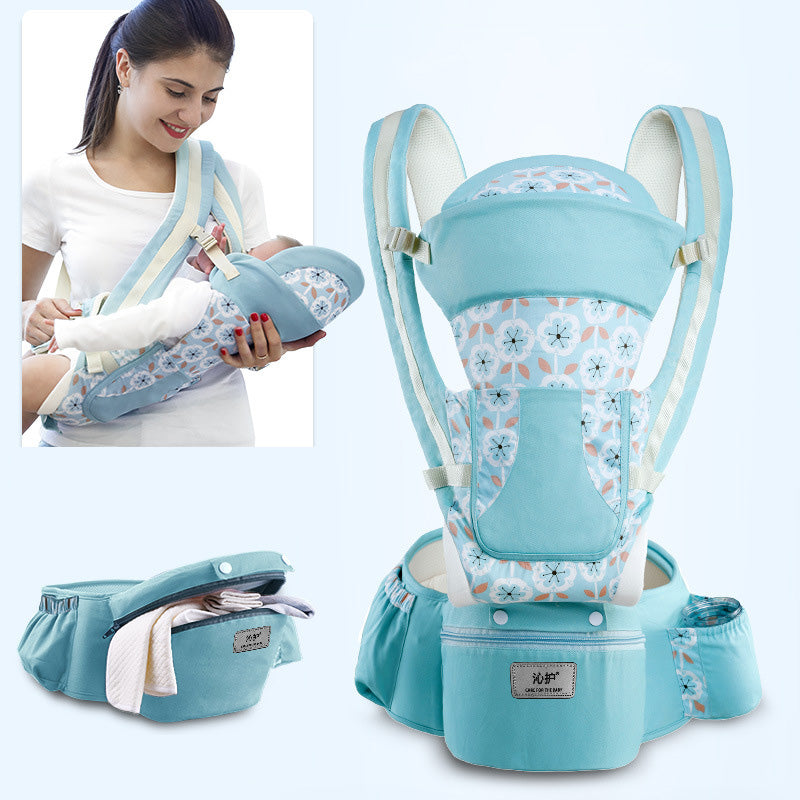 Ergonomic 3-in-1 Baby Carrier with Hipseat and Front-Facing Design