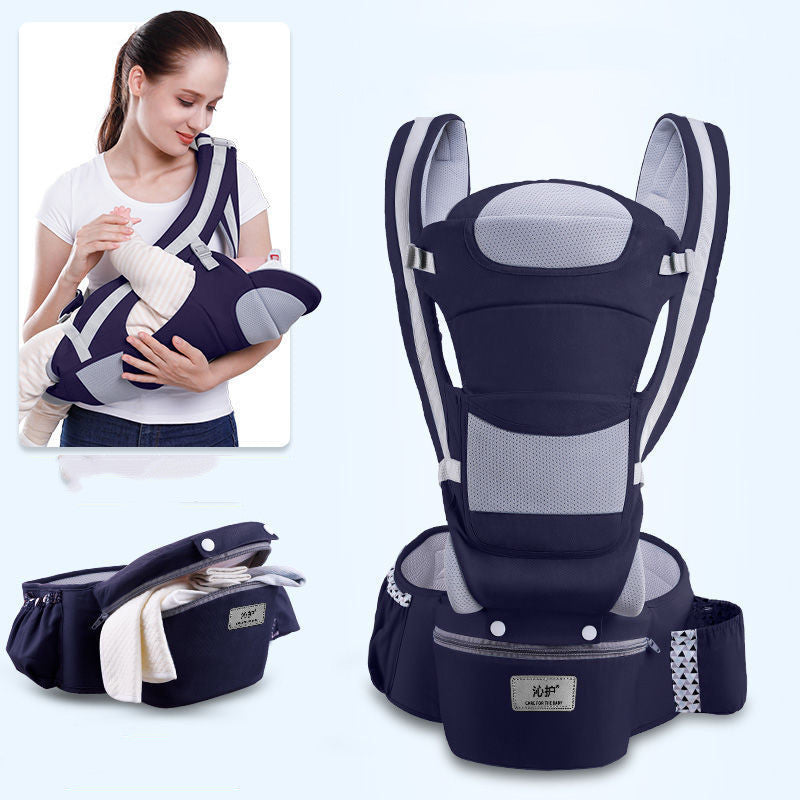 Ergonomic 3-in-1 Baby Carrier with Hipseat and Front-Facing Design