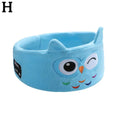 Bluetooth Music Headband Bluetooth V5.0 Chip Animal Kids Headband Mask Speaker Sleep Headphones Thin Bluetooth Wireless C1F9