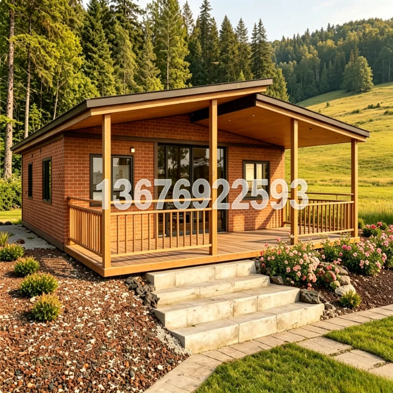 Customized 20ft 40ft Foldable Prefab House 2 Bedrooms 1 Bathroom Kitchen Expandable Container Home Mobile Tiny Home