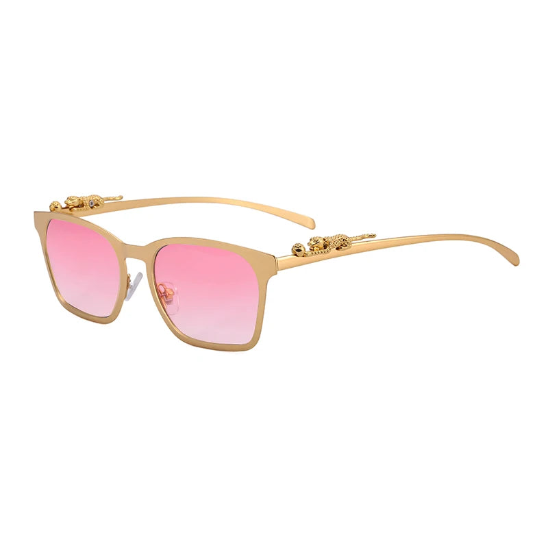 Leopard Design Classic Vintage Elegant Woman Trendy Fashion Sunglasses Europe and America Outdoor Man Retro Sunglasses TAORED