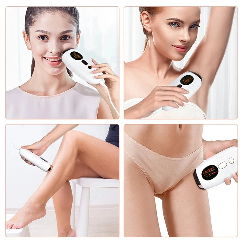 HOMEFISH Laser Epilator IPL Hair Removal for Women Body Bikini Facial 990000 Flashes Permanant Painless IPL Hair Remover Laser