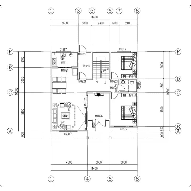 Customized 20ft 40ft Foldable Prefab House 2 Bedrooms 1 Bathroom Kitchen Expandable Container Home Mobile Tiny Home