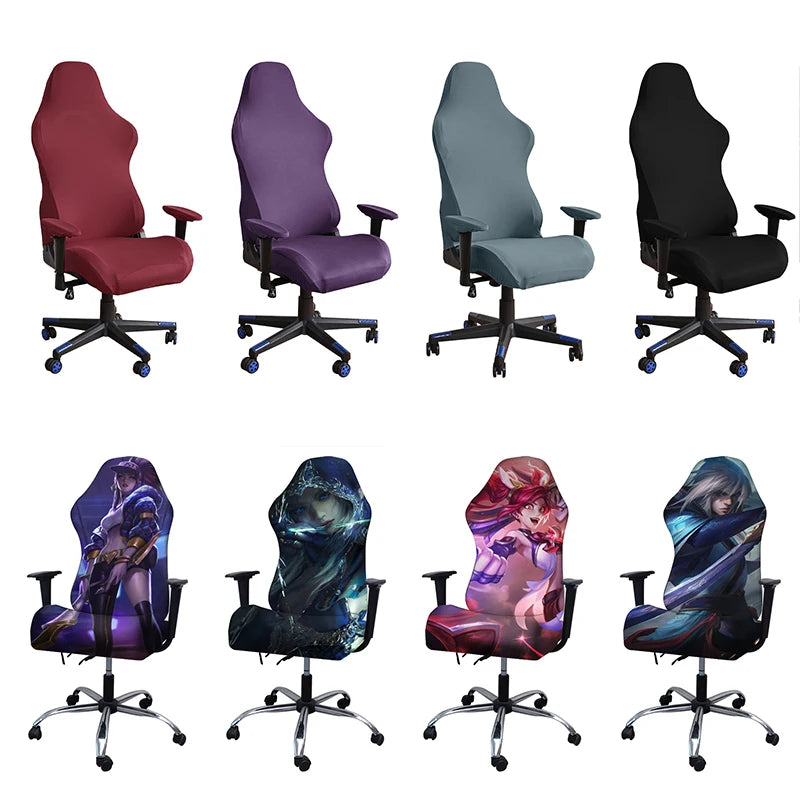 Spandex Gaming Chair Covers Stretch Office Chair Cover for Computer Chair Covers Customize Chair Cover for Armchair Seat Cover