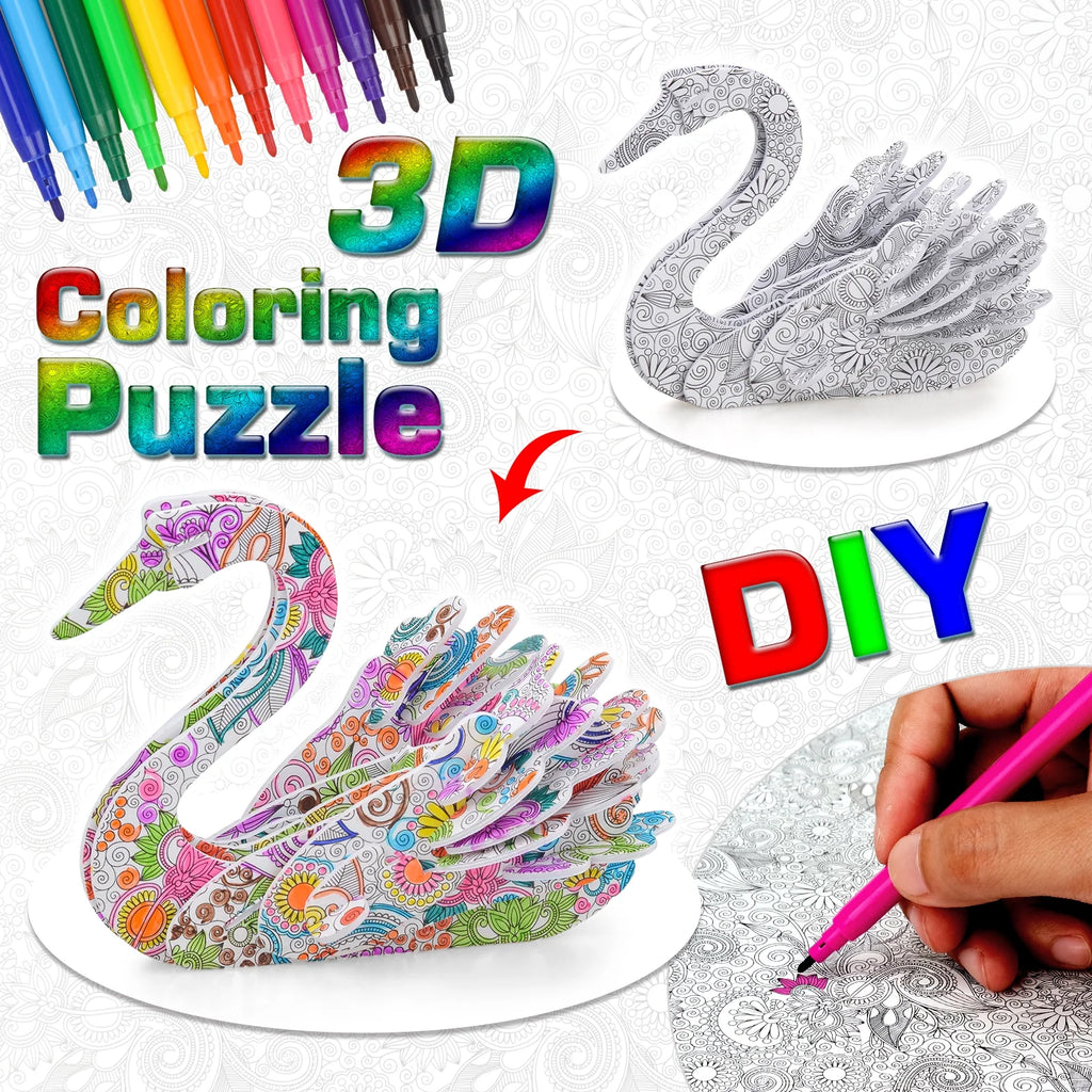 Toys for Girls Boys Kids Age 6 -10|Birthday Gift for 8-12 Year Old Kids Girls Boys Toy 7-11 Years 3D Puzzles Games for 9 10 11 12 Year Girl Art Craft Kits for 5-10 Years Old Girl Gifts