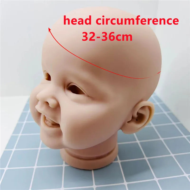 Golden Hair for 48-58Cm Reborn Doll Sticked Long Hair Wig Fits19--23Inch Silicone Reborn Baby Dolls Curl Hair DIY Doll Accessory