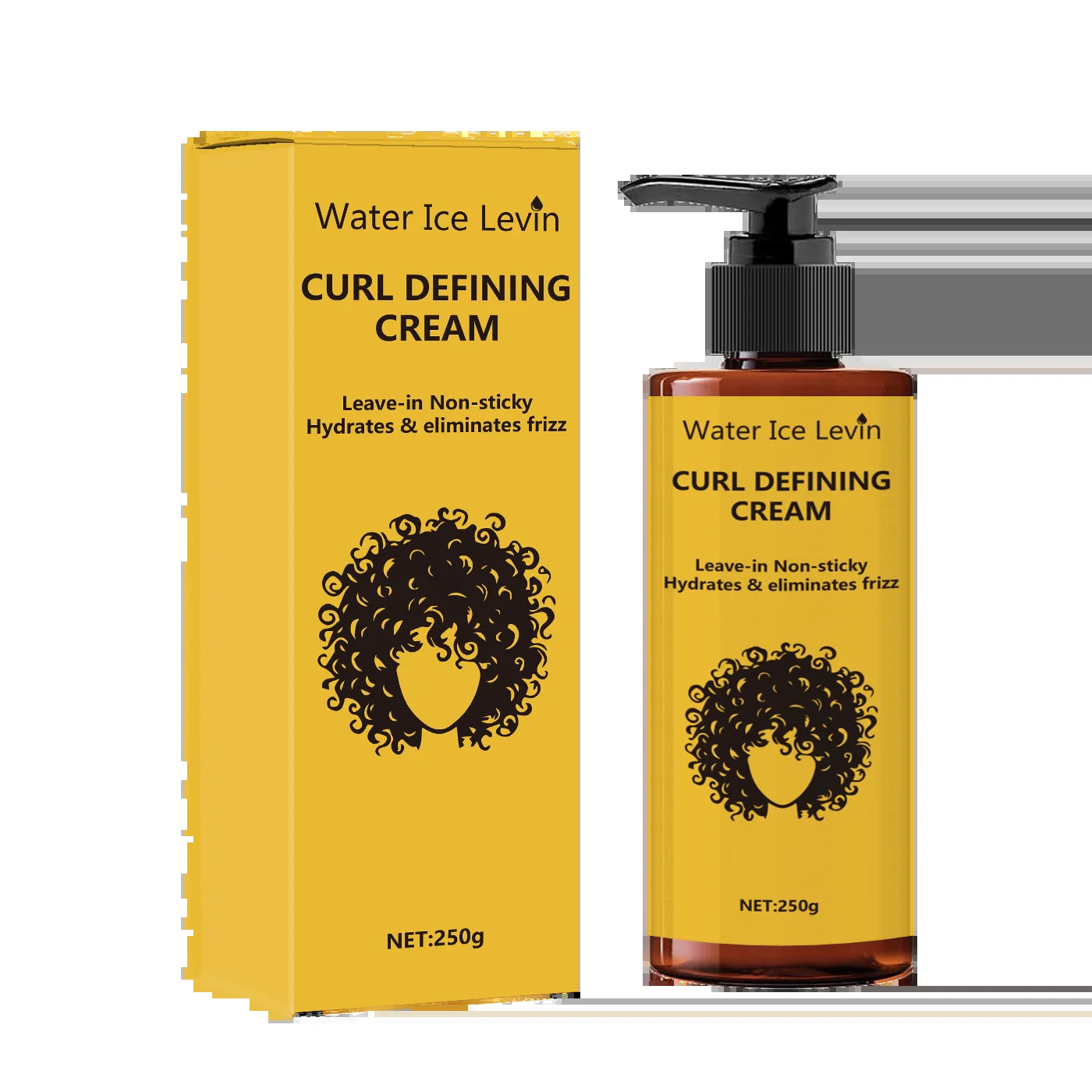 Viral Curl Definition Cream: Tames Frizz + 72H Shine | Weightless Leave-In Formula