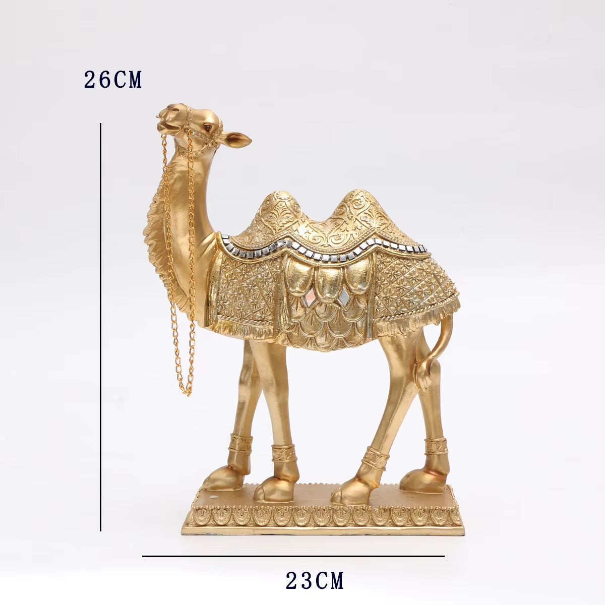 Classic Light Luxury Art Camel Statue: Indoor Decorative Item for Christmas, Halloween, Hanukkah, Thanksgiving, Valentine'S Day