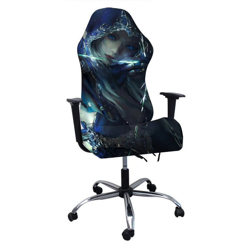 Spandex Gaming Chair Covers Stretch Office Chair Cover for Computer Chair Covers Customize Chair Cover for Armchair Seat Cover