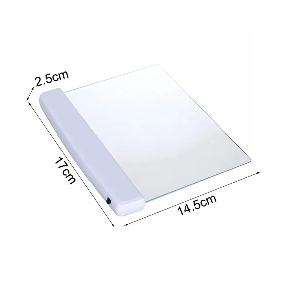 Portable LED Book Light,Led Flat Panel Eye Protection Reading Lamp,Battery Operated Paper-Thin Bookmark Light,Bed,Travel,Gifts