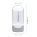 Jellyfish Bluetooth Speaker - Color-Changing LED Mood Light, Portable Wireless Hifi Sound for Home/Office Deco