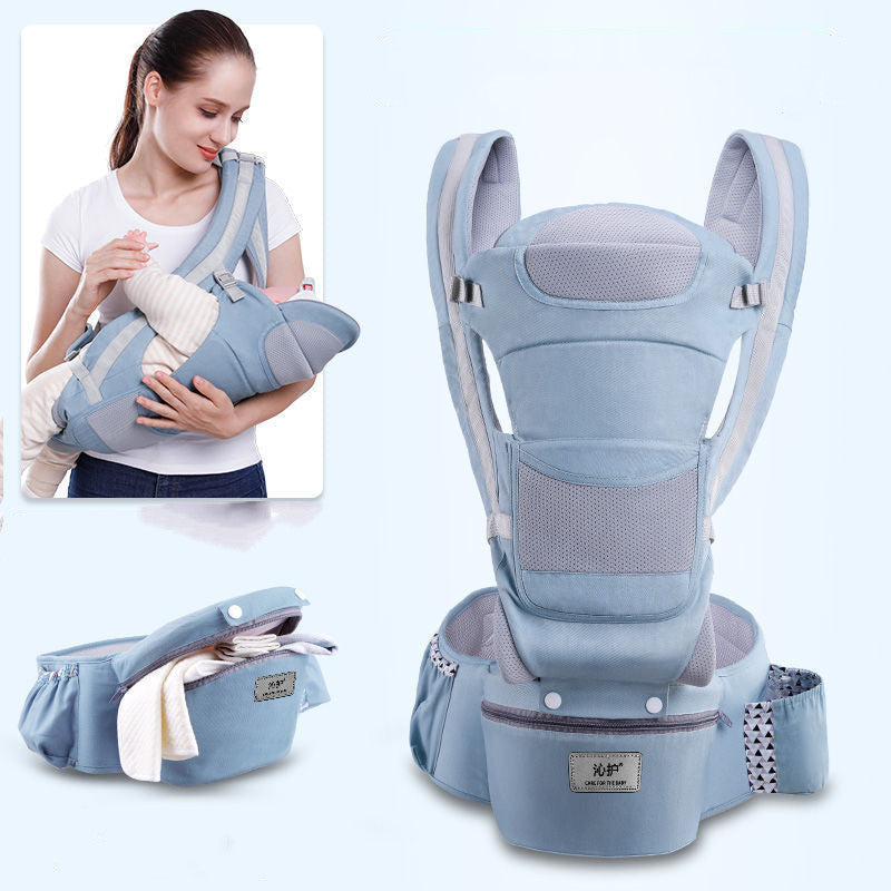 Ergonomic 3-in-1 Baby Carrier with Hipseat and Front-Facing Design