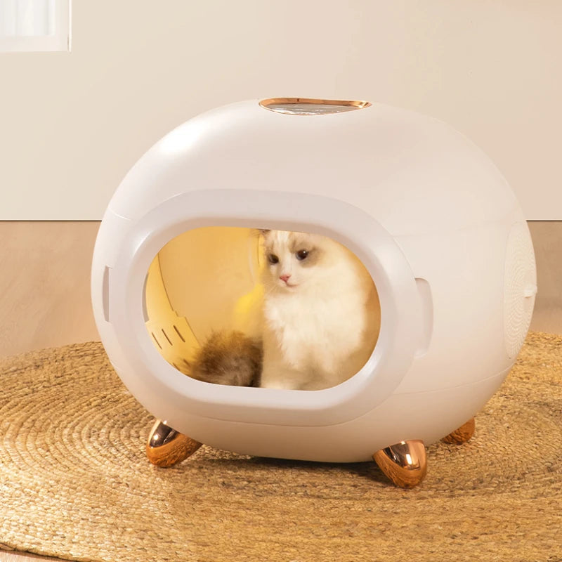 Portable Pet Dryer Drying Box for Cats and Dogs Small Household Fully Pet Dryer Disinfection and Sterilization Function