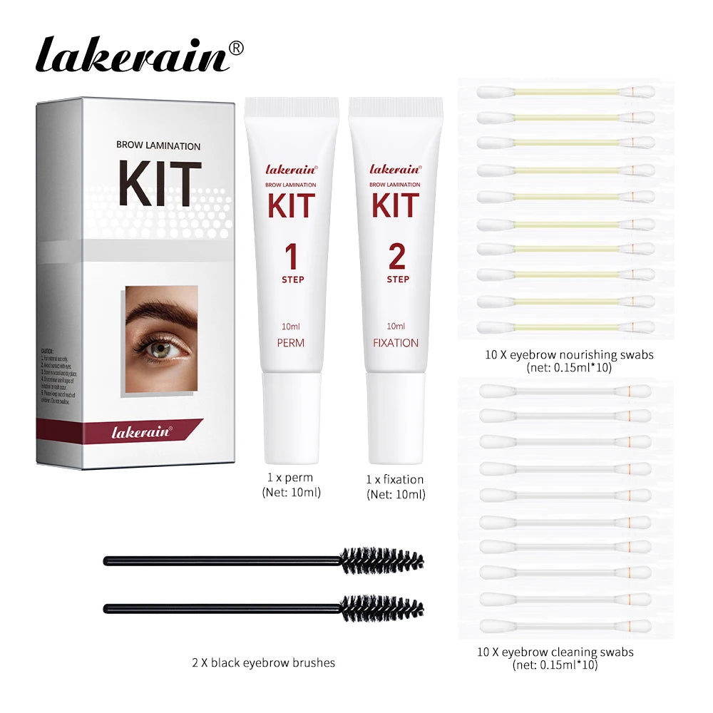 Brow Lamination Kit Semi-Permanent Full Thick Brow Lamination Brows Lifting Perming Setting Cream Tools Set Salon Home Use