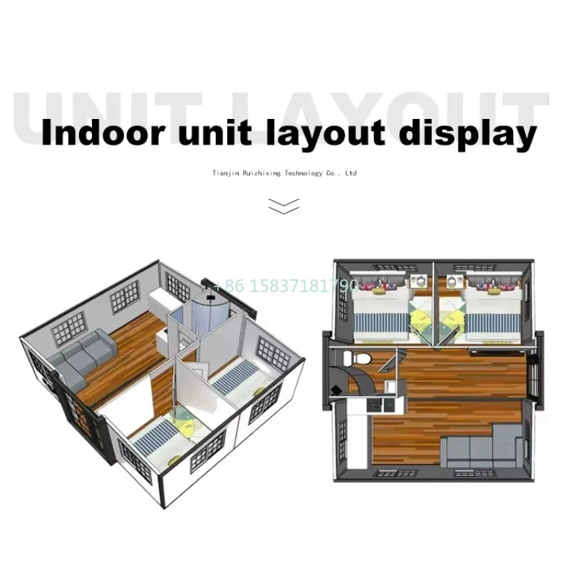 Movable Container House Tiny Home Shipping Container Houses Ready to Living Prefabricated Modular Home Prefab Houses Container