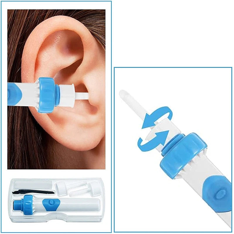 Electric Ear Wax Removal System, Water Powered Ear Cleaning Tool with Irrigation Flusher