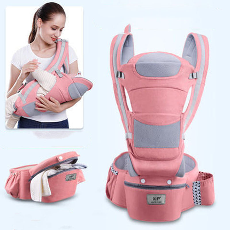 Ergonomic 3-in-1 Baby Carrier with Hipseat and Front-Facing Design