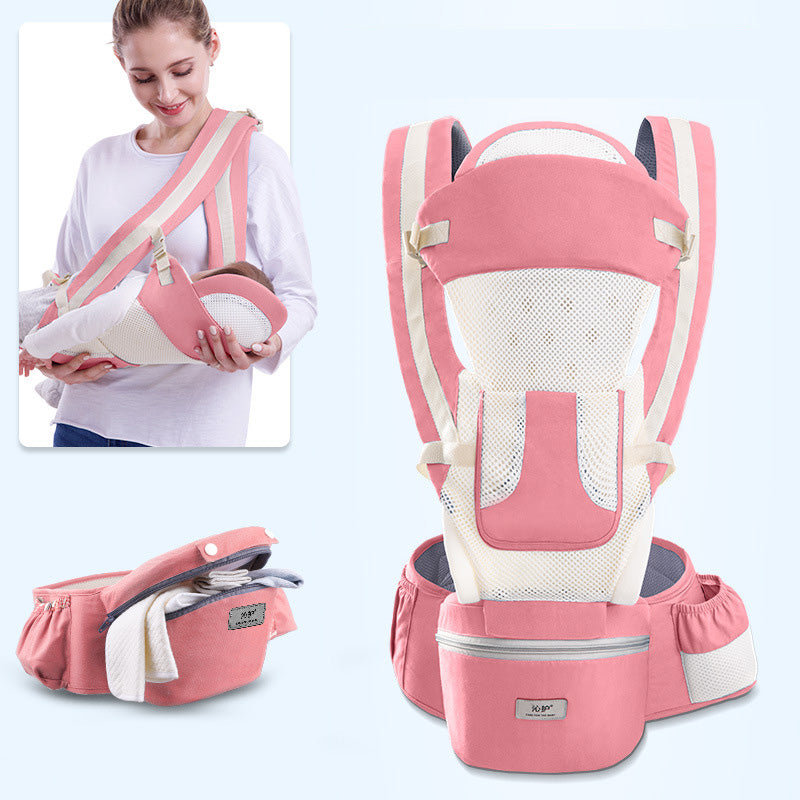 Ergonomic 3-in-1 Baby Carrier with Hipseat and Front-Facing Design
