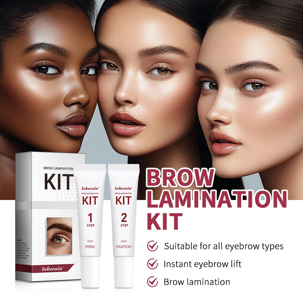 Brow Lamination Kit Semi-Permanent Full Thick Brow Lamination Brows Lifting Perming Setting Cream Tools Set Salon Home Use