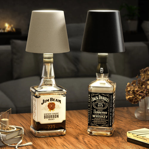 2026 LED Bottle Table Lamp Touch 3 Colors Rechargeable Portable Desktop Decoration Lamp for Bar Restaurant Camping Atmosphere De
