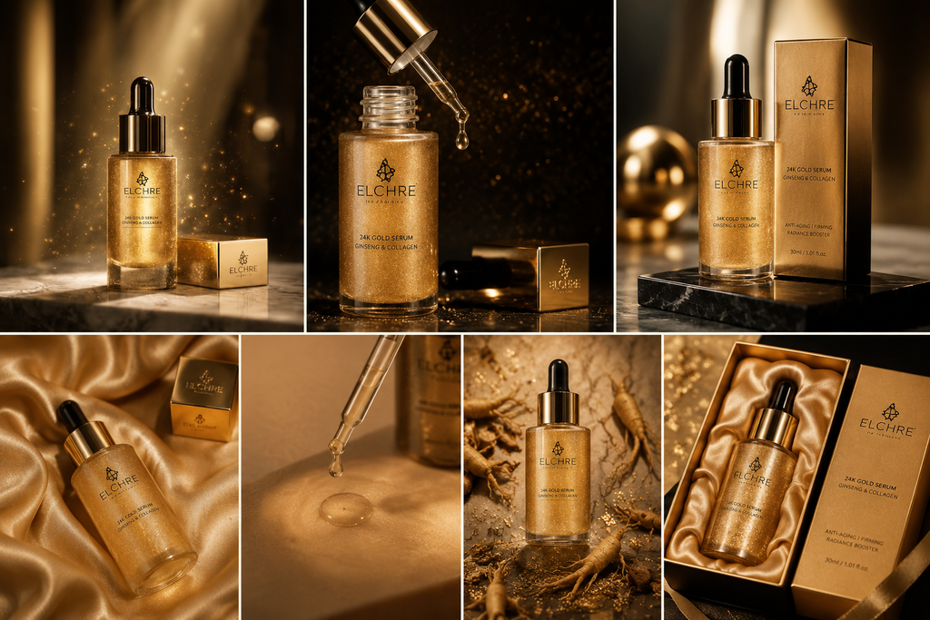 24K Gold Ginseng Luxury Facial Serum – Anti-Aging, Firming & Radiance Essence