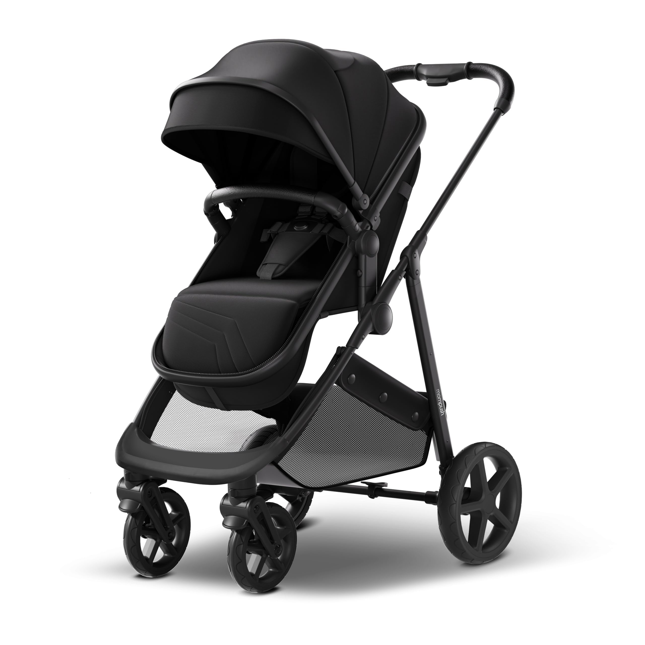Wiz 2-In-1 Baby Stroller with Bassinet Mode, Reversible Seat and Large Canopy, Khaki, 22.3LB, Unisex