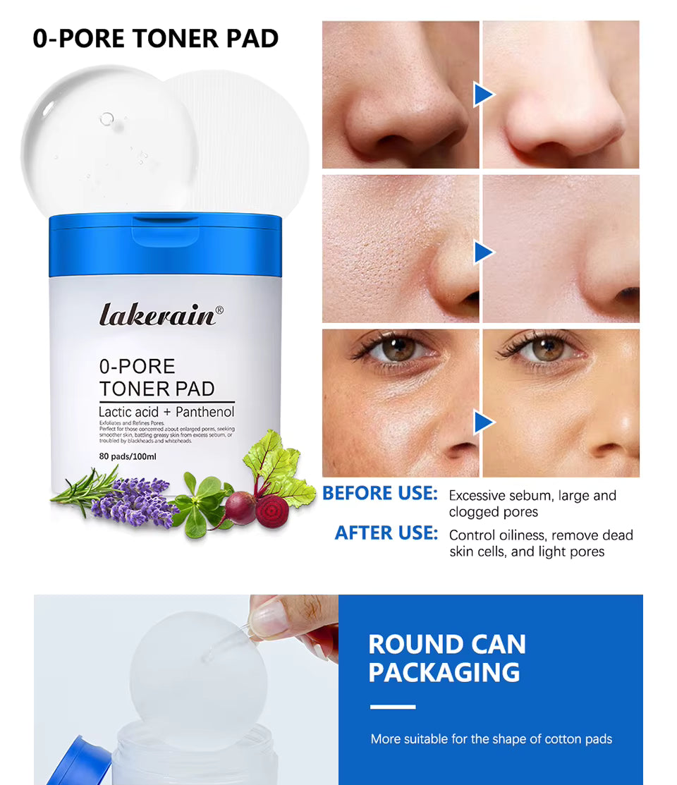 Zero Pore Pad 2.0 Double Textured Facial Toner for Exfoliating and Smoothing Pores Korean Skin Care Pad for All Skin Types 70Pcs
