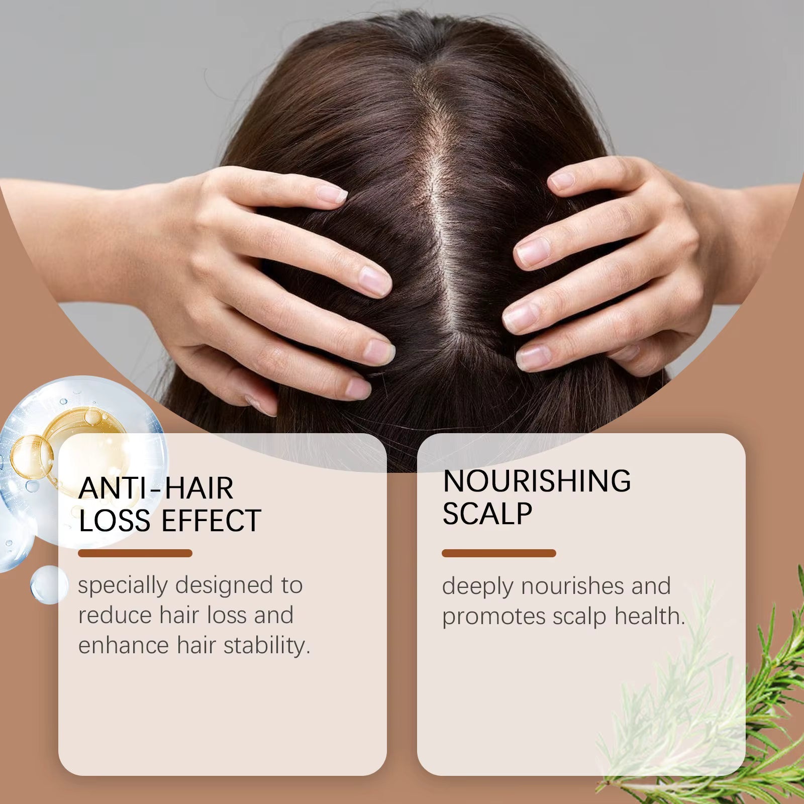 3 in 1 Batana Rosemary Onion Shampoo Deep Nourishing Scalp Remove Dandruff Long Lasting Scent Hair Scalp Cleaning Care Lotion