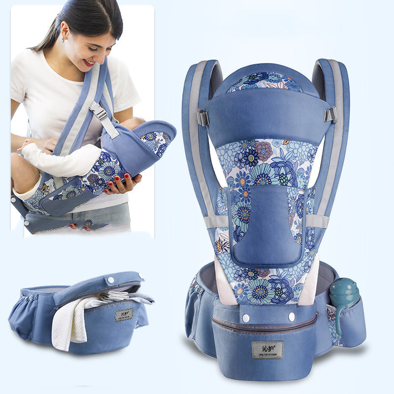 Ergonomic 3-in-1 Baby Carrier with Hipseat and Front-Facing Design