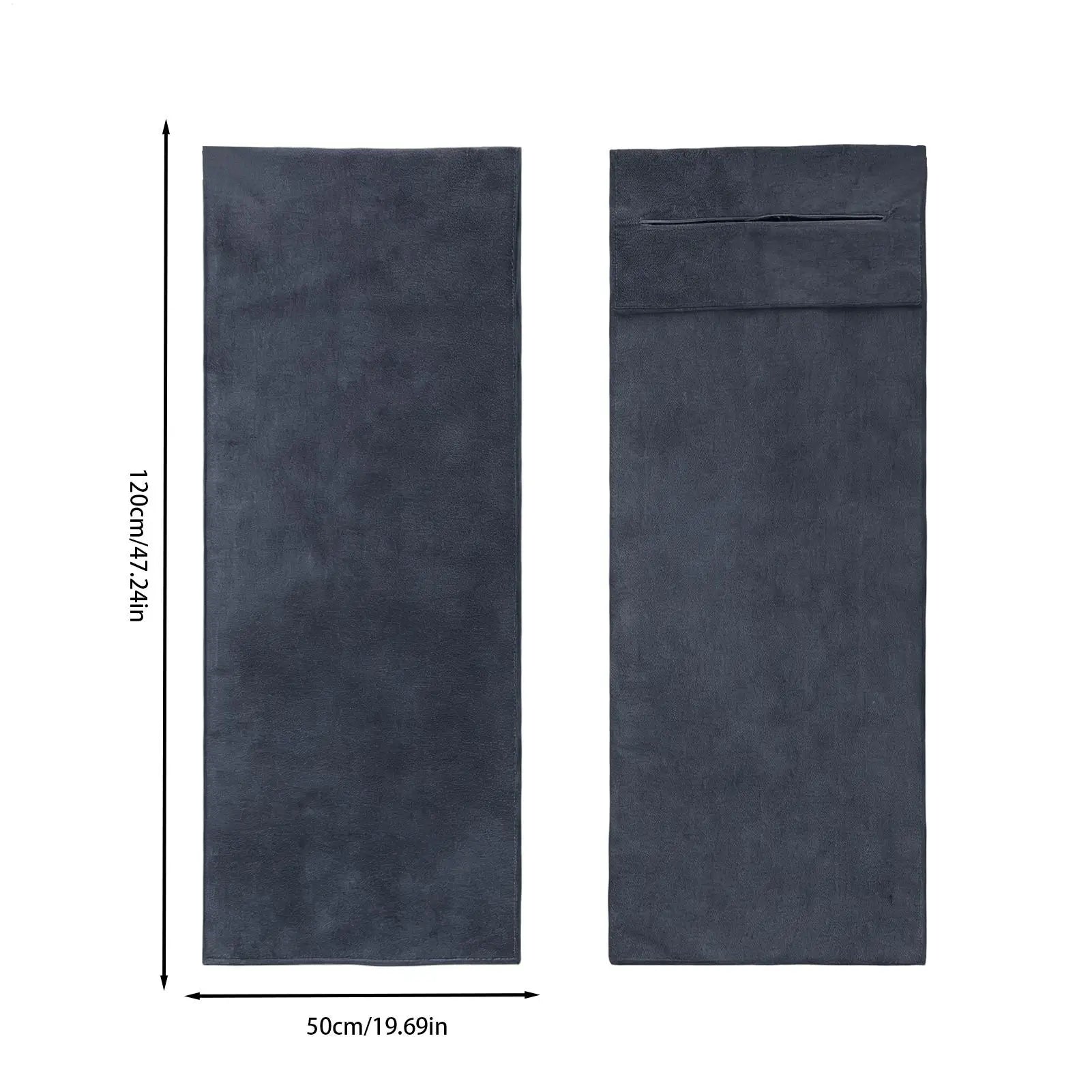 Premium Travel Gym Towel, Super Absorbent Microfiber Quick Dry for Yoga, Fitness, Tennis & Multi-Purpose Mat Bench Cover