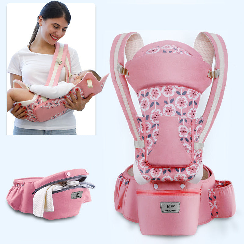 Ergonomic 3-in-1 Baby Carrier with Hipseat and Front-Facing Design