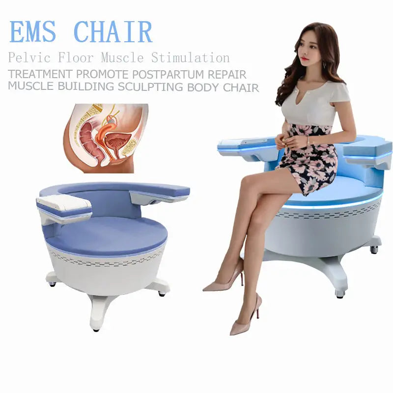 Electromagnetic Non-Invasive Treatment Urinar Postpartum Repair Chair Pelvic Floor Muscle Stimulator Exerciser Machine