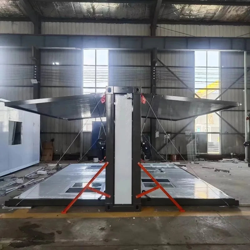 Customized 20ft 40ft Double Wing Folding Container Home 1 2 3 Bedrooms Expandable Prefab Modular House Portable Garden Home