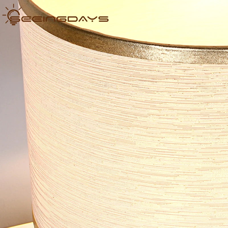 Seeingdays Golden Edge Lampshade Ball Crystal Table Lamp for Bedroom Living Room Bedside Lamp Modern European Crystal Lamp E27