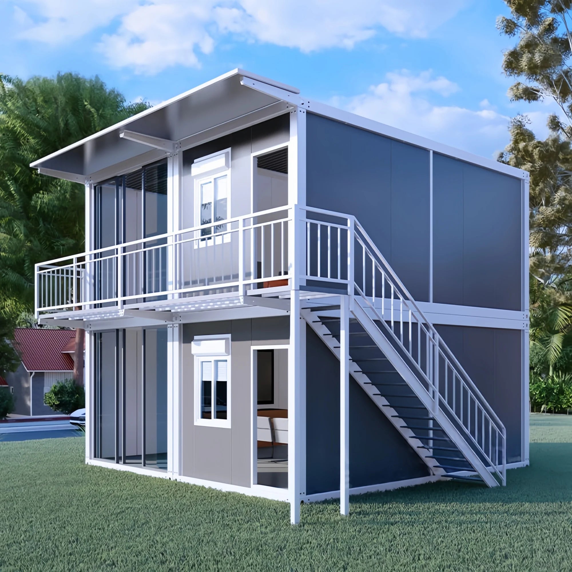 Manufacturer Supply Steel Structure Prefabricated Movable Prefab Portable Container House 20Ft Expandable Modular Small Homes