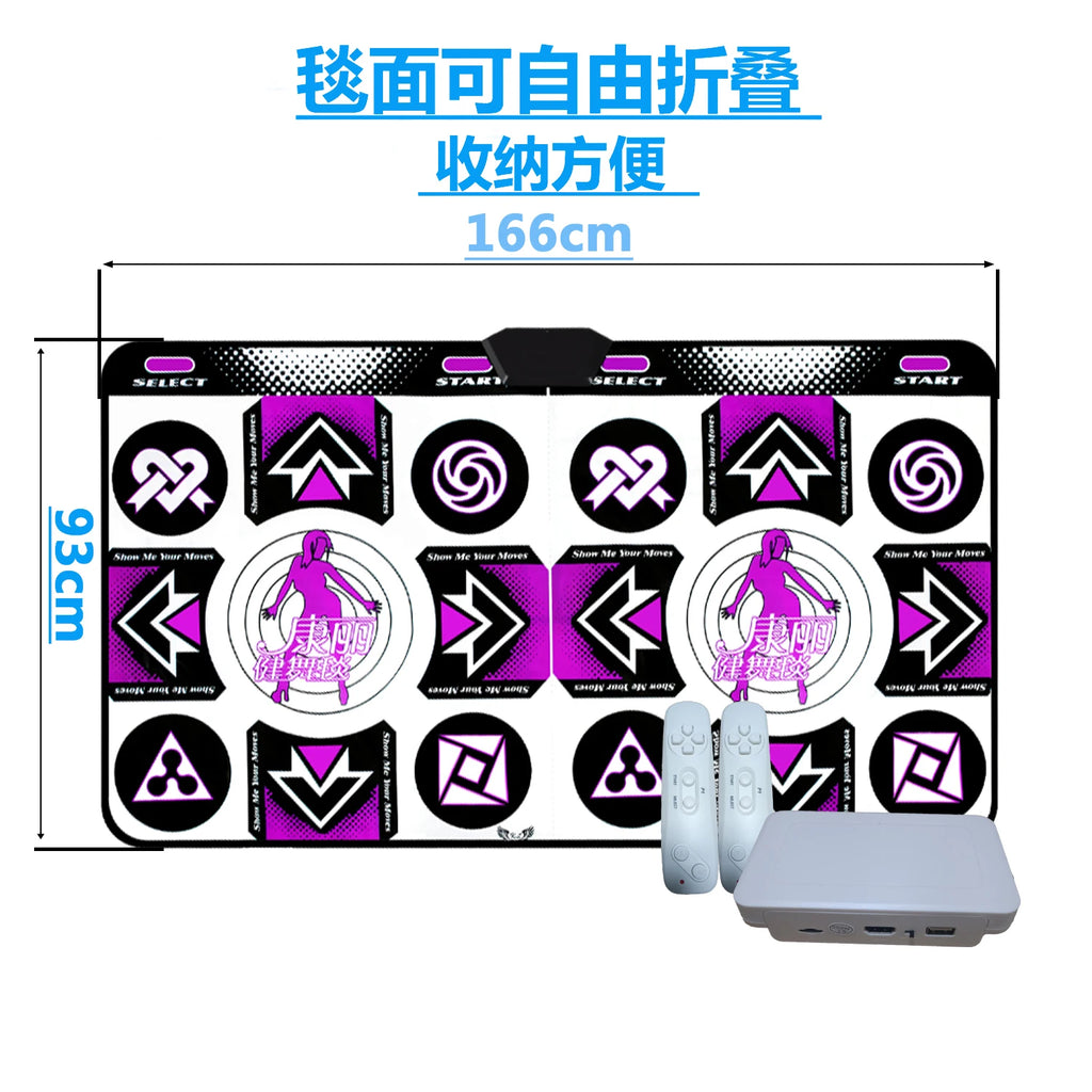 Dance Mat for Adult Kids HDMI Musical Blanket Pad Double Exercise Carpet Antislip Dance Floor Mat Family Games Dance