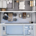 10FT Double Wing Folding Room Prefab Expandable Ready Made Foldable Folding Tiny Mobile Shipping Container Homes House