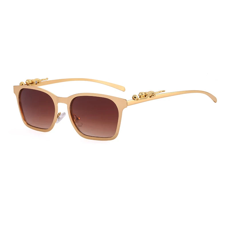 Leopard Design Classic Vintage Elegant Woman Trendy Fashion Sunglasses Europe and America Outdoor Man Retro Sunglasses TAORED