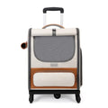 Pet Trolley Box Breathable Foldable Cat Bag Large Capacity Travel Portable Wheel Trolley Bag Pet Carriers Products Accessories